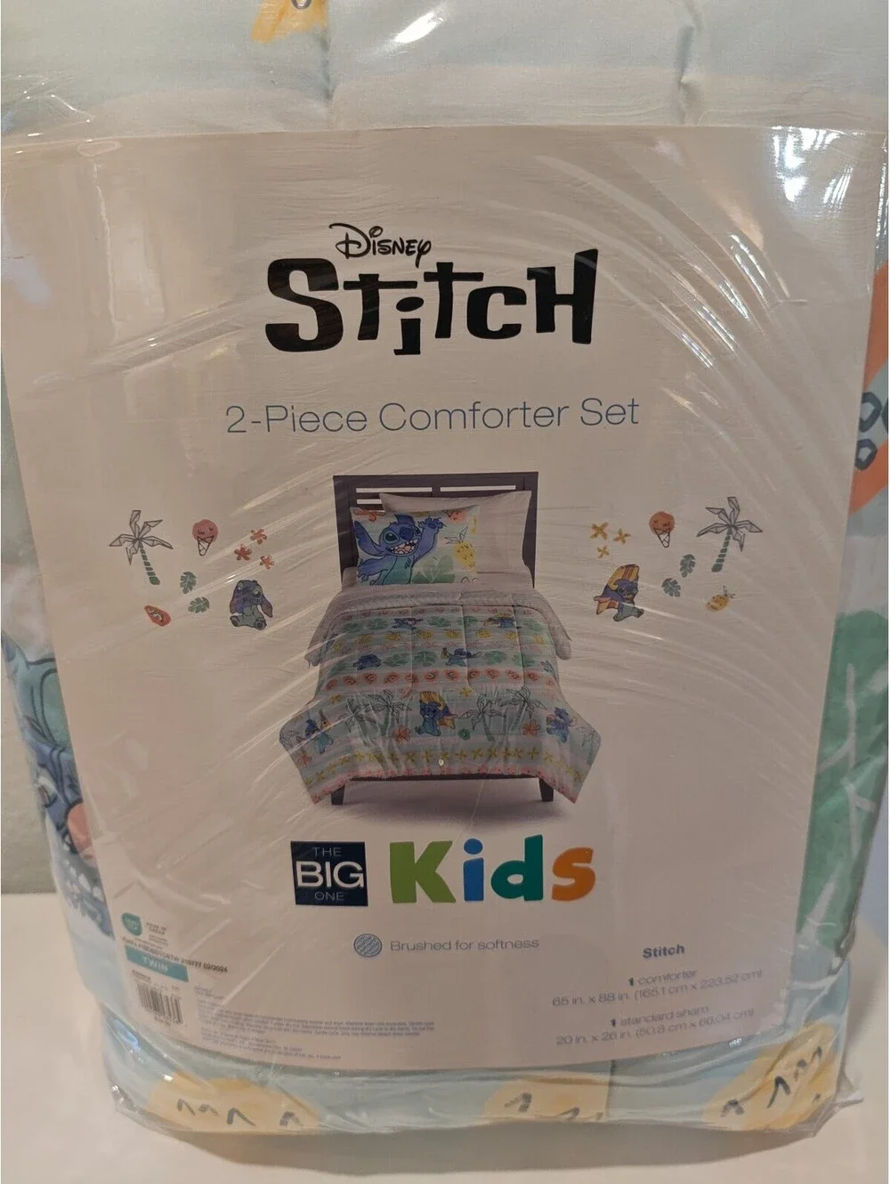 Disney Stitch 2-Piece Twin Comforter Set for Kids